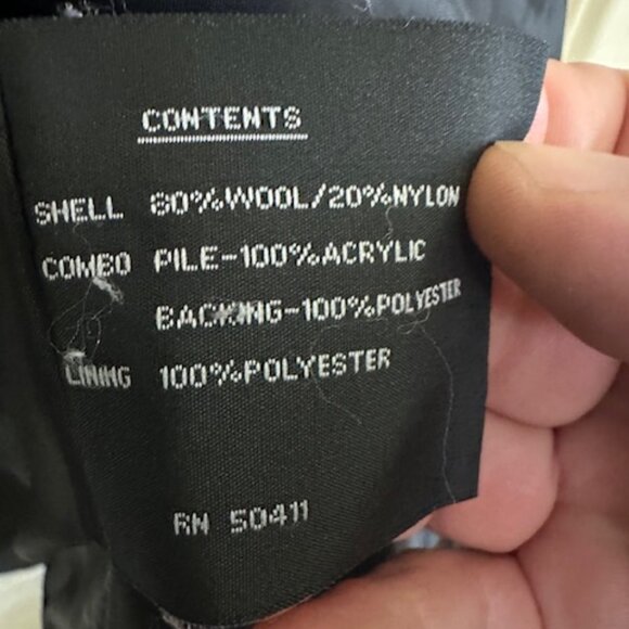 Fleet Street LTD Woman's Wool Jacket Size Large - Picture 5 of 9